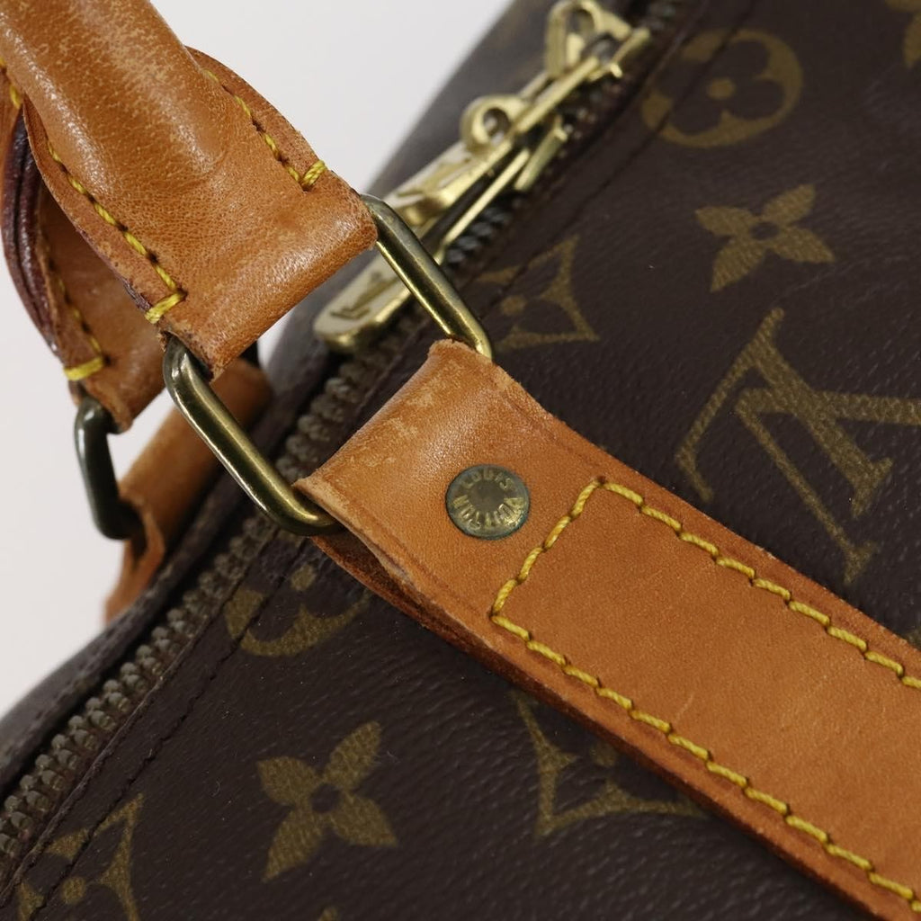 Louis Vuitton Keepall Bag Monogram Canvas Brown Canvas Travel Bag