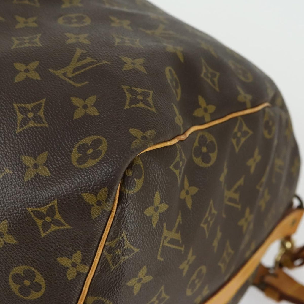 Louis Vuitton Keepall Bandouliere Bag Monogram Canvas Brown Canvas Travel Bag