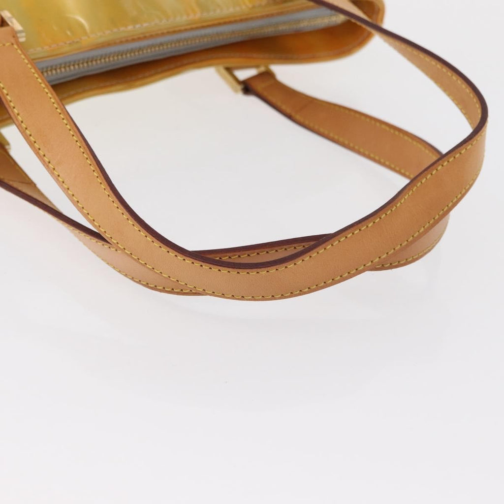 Louis Vuitton Houston Handbag Monogram Vernis Yellow Patent_Leather Tote Bag