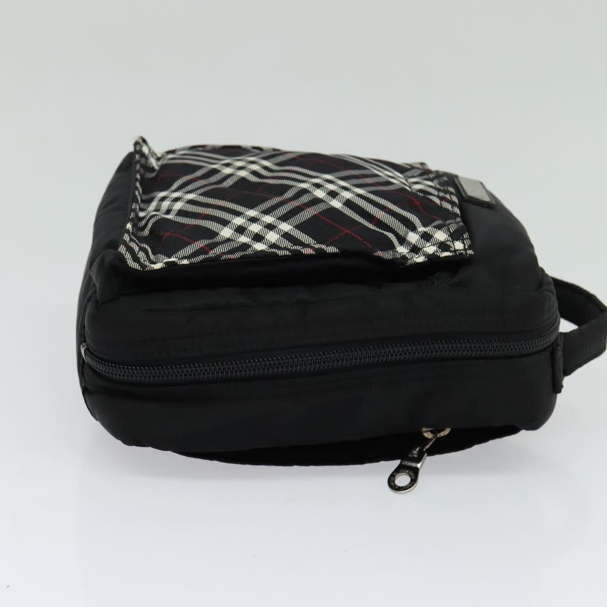 Burberry Nova Check Black Label Nylon Black Nylon Shoulder Bag
