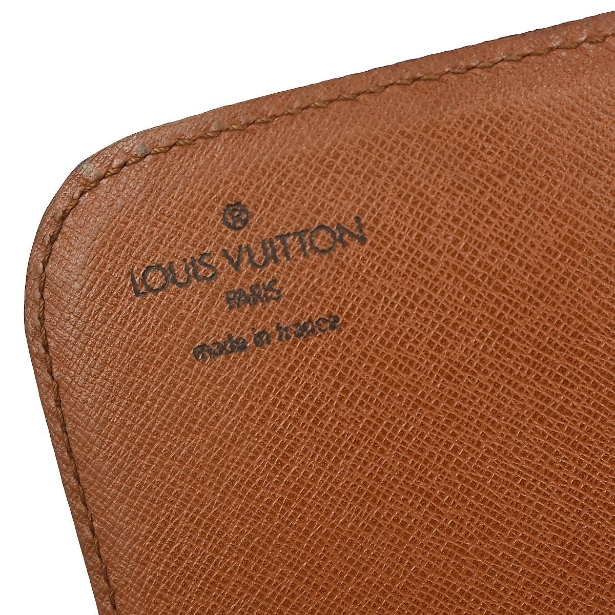 Louis Vuitton Cartouchiere Handbag Monogram Canvas Brown Canvas Shoulder Bag
