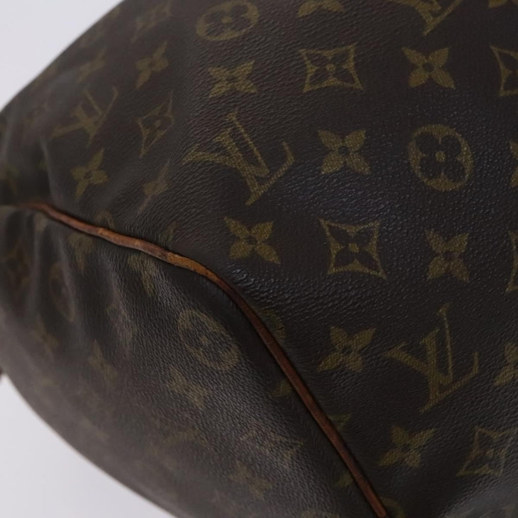 Louis Vuitton Keepall Bag Monogram Canvas Brown Canvas Travel Bag