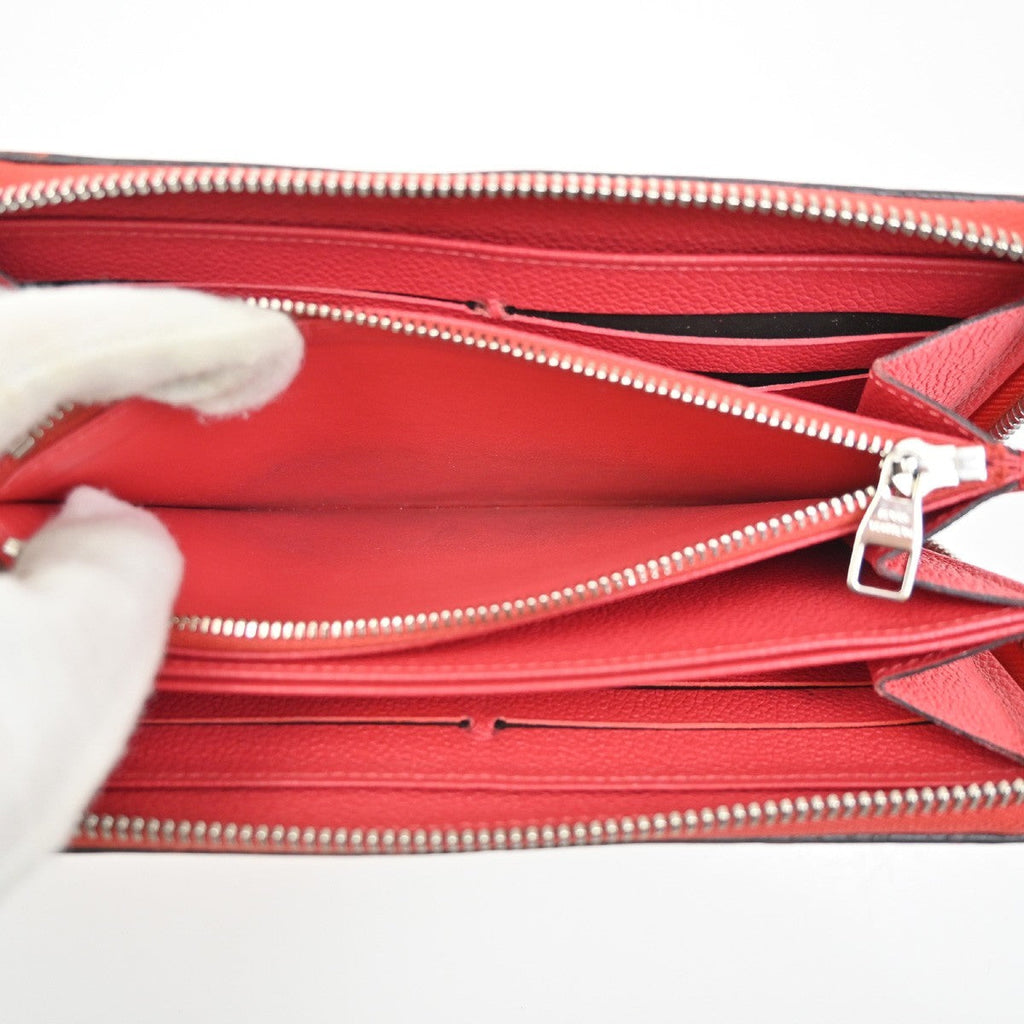 Louis Vuitton Portefeuille Zippy Monogramme Empreinte Monogramme Empreinte Red Leather Wallets Accessory