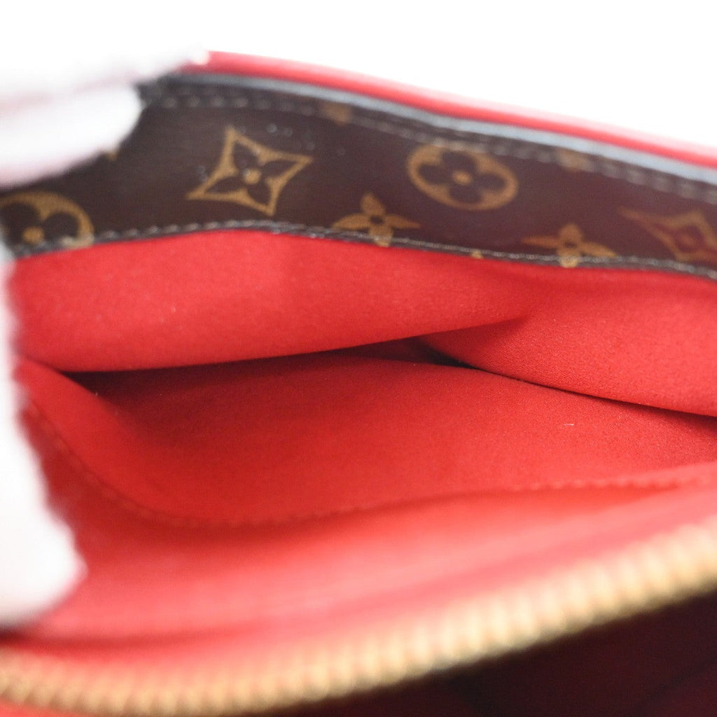 Louis Vuitton Pallas Tote Monogram Canvas With Leather Brown Canvas Handbag