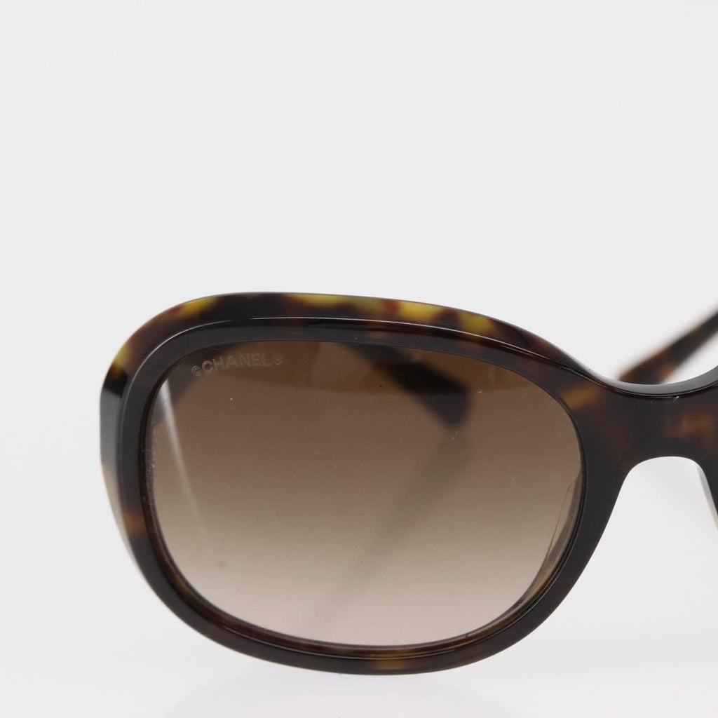 Chanel Logo Cc Sunglasses Plastic Brown Plastic Sunglasse Accessory