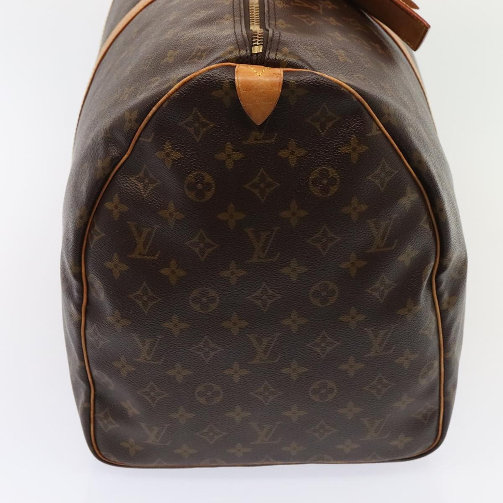 Louis Vuitton Keepall Bag Monogram Canvas Brown Canvas Travel Bag