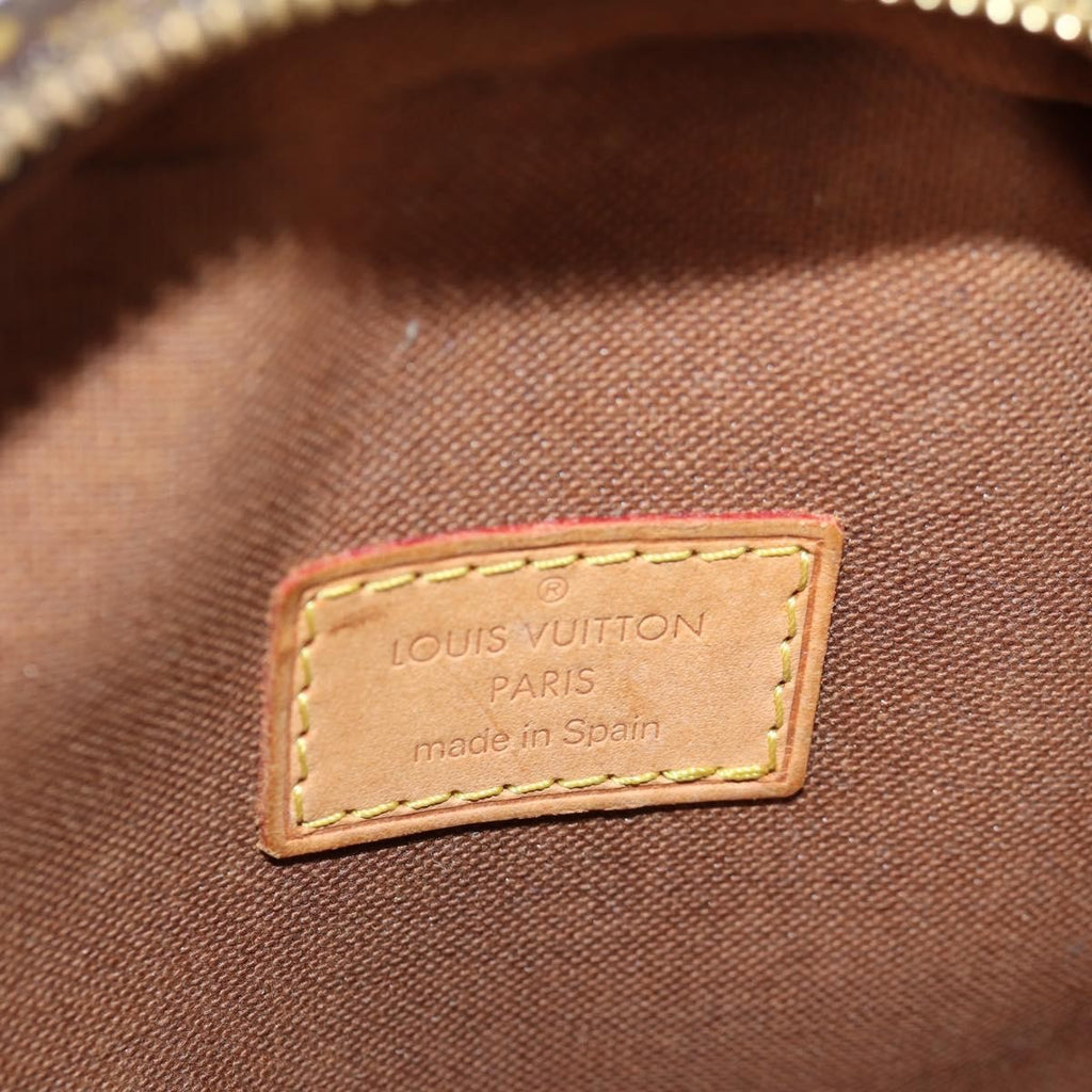 Louis Vuitton Pochette Gange Monogram Canvas Brown Canvas Bag