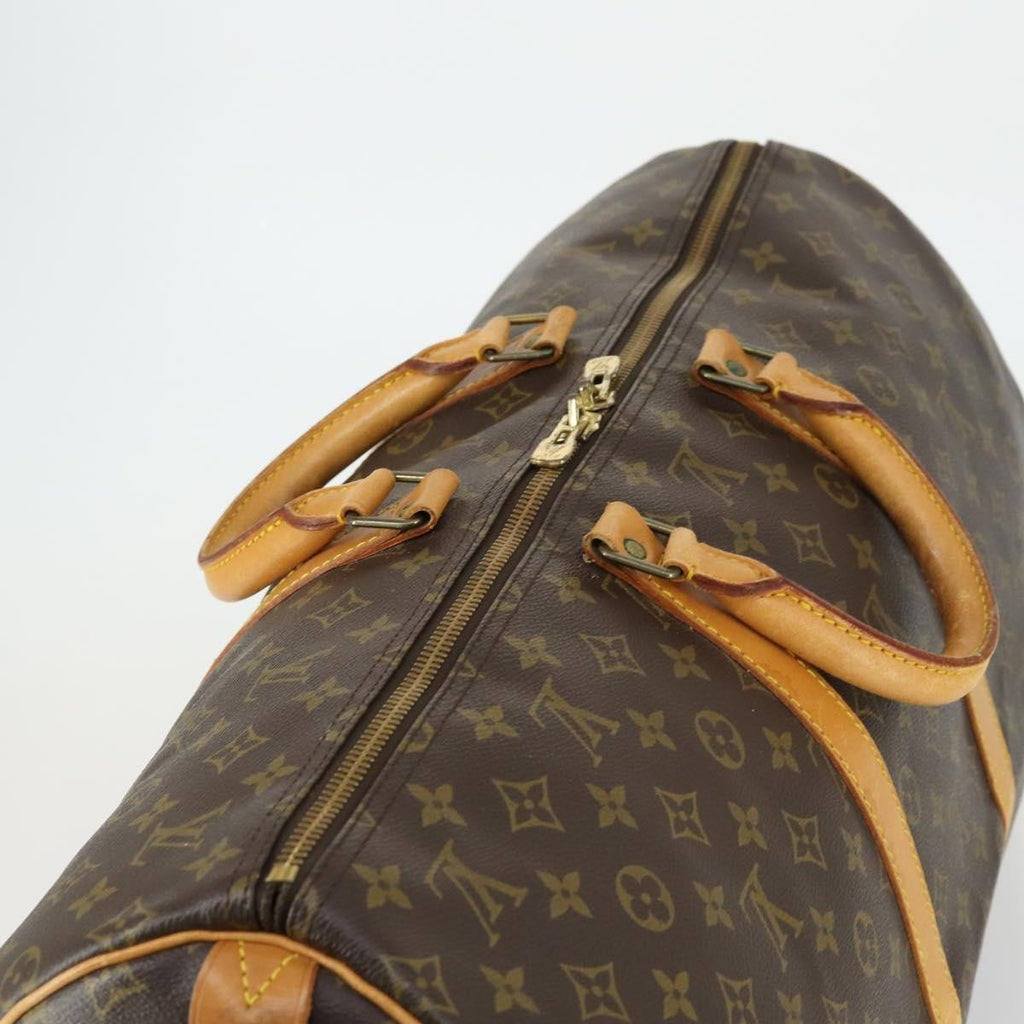 Louis Vuitton Keepall Bag Monogram Canvas Brown Canvas Travel Bag
