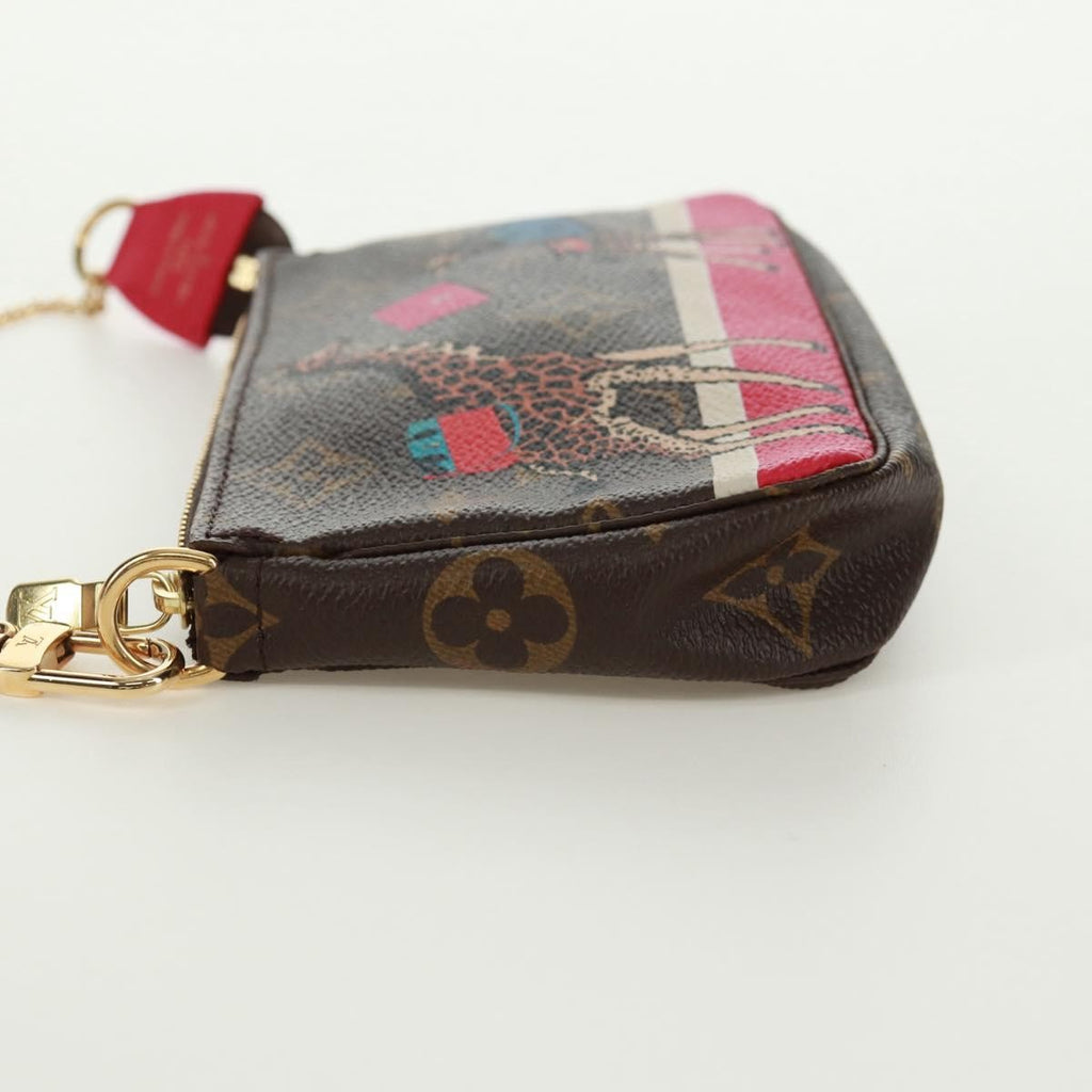 Louis Vuitton Pochette Accessoires Limited Edition Christmas Animation Monogram Canvas Multicolour Canvas Clutche & Pouche Bag