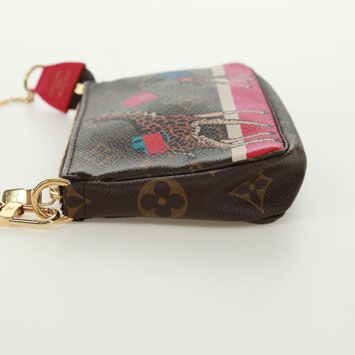 Louis Vuitton Pochette Accessoires Limited Edition Christmas Animation Monogram Canvas Multicolour Canvas Clutche & Pouche Bag