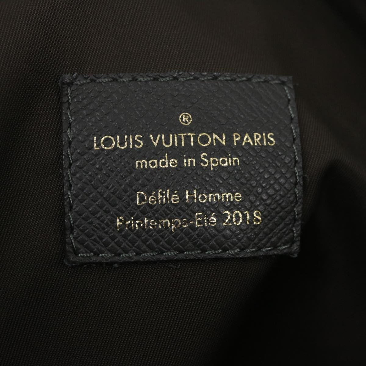 Louis Vuitton Cabas Light Drawstring Bag Monogram Split Canvas Brown Canvas Tote Bag