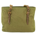 Prada Vintage Tote Tessuto Khaki Nylon Tote Bag Bag