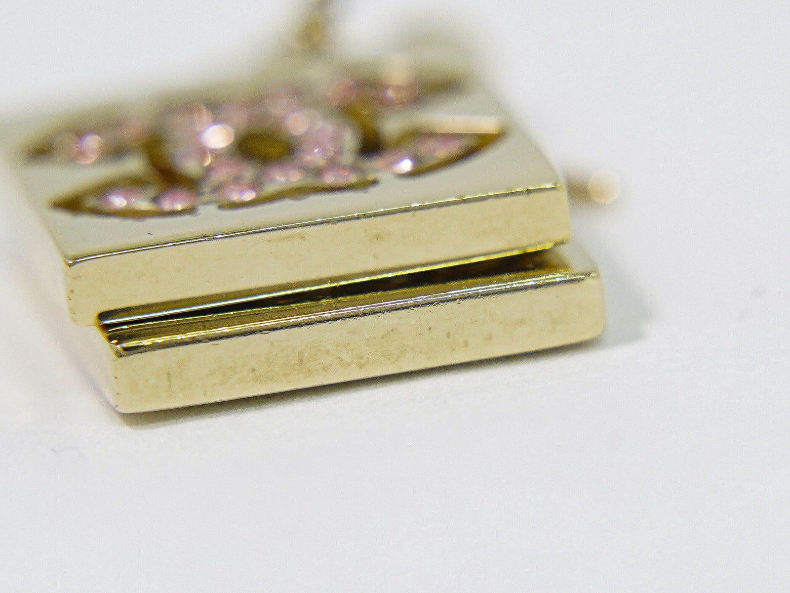 Chanel Cc Dangle Earrings Metal Gold Gold_Plated Earrings Jewelry