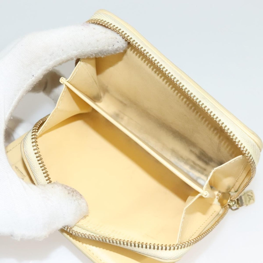 Louis Vuitton Lou Wallet Nanogram Leather Beige Leather Wallets Accessory