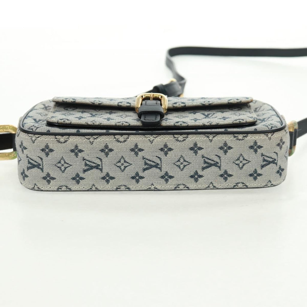 Louis Vuitton Juliette Crossbody Bag Mini Lin Blue Canvas Shoulder Bag