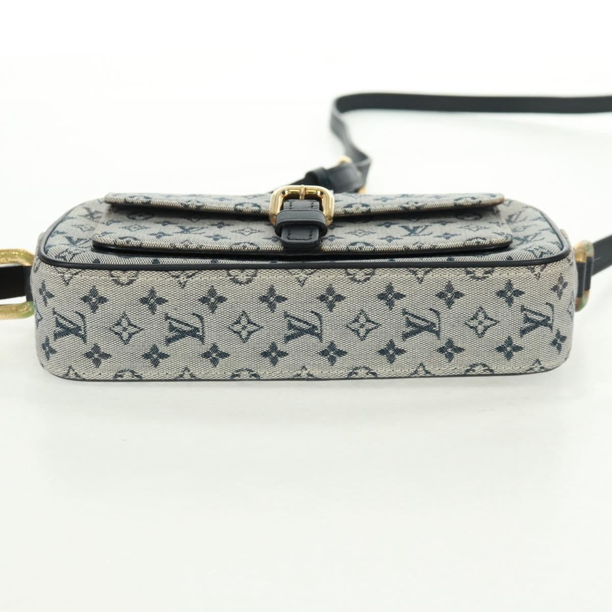 Louis Vuitton Juliette Crossbody Bag Mini Lin Blue Canvas Shoulder Bag