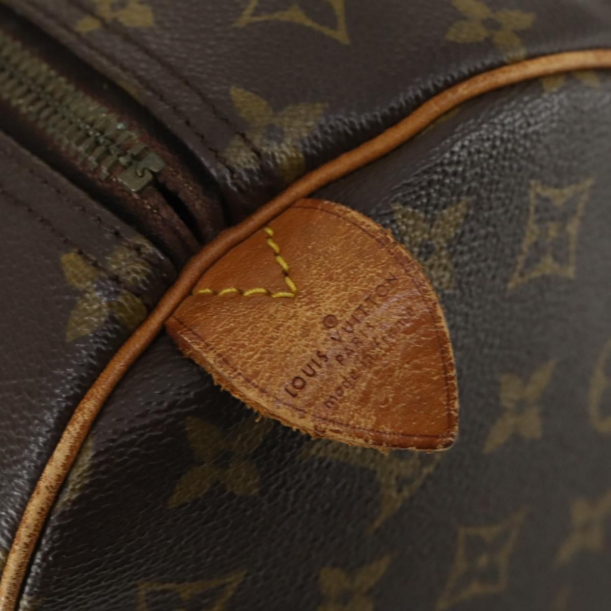 Louis Vuitton Keepall Bag Monogram Canvas Brown Canvas Travel Bag