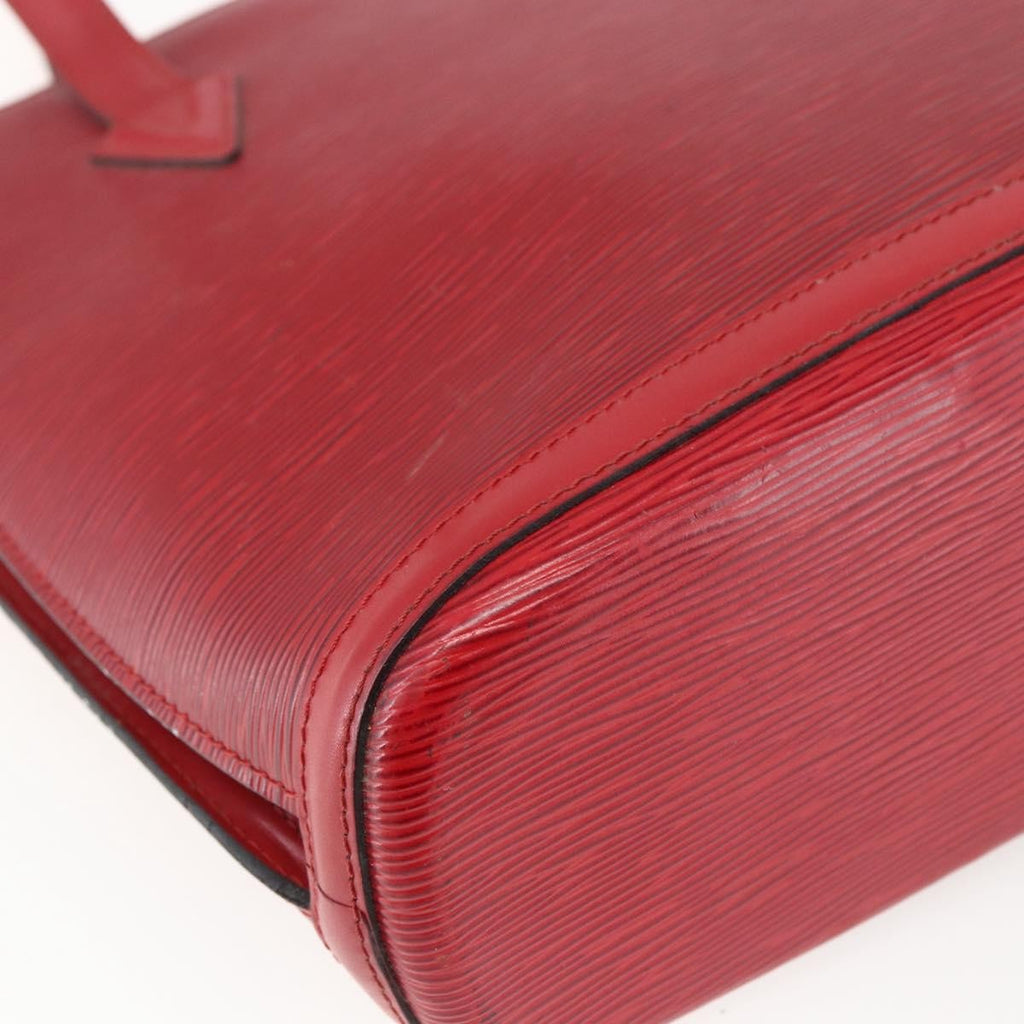 Louis Vuitton Lussac Handbag Epi Leather Red Leather Shoulder Bag
