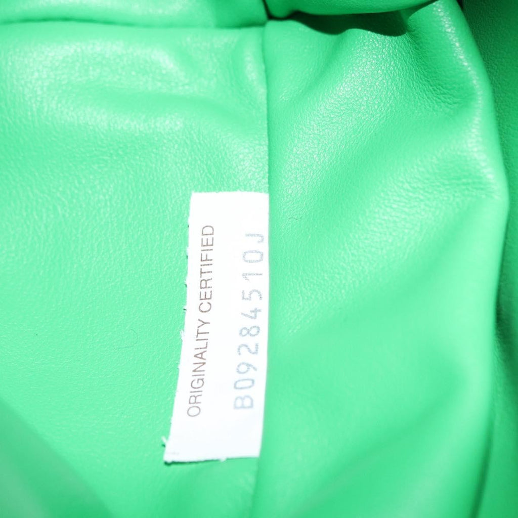 Bottega Veneta Bv Twist Bag Leather Green Leather Handbag