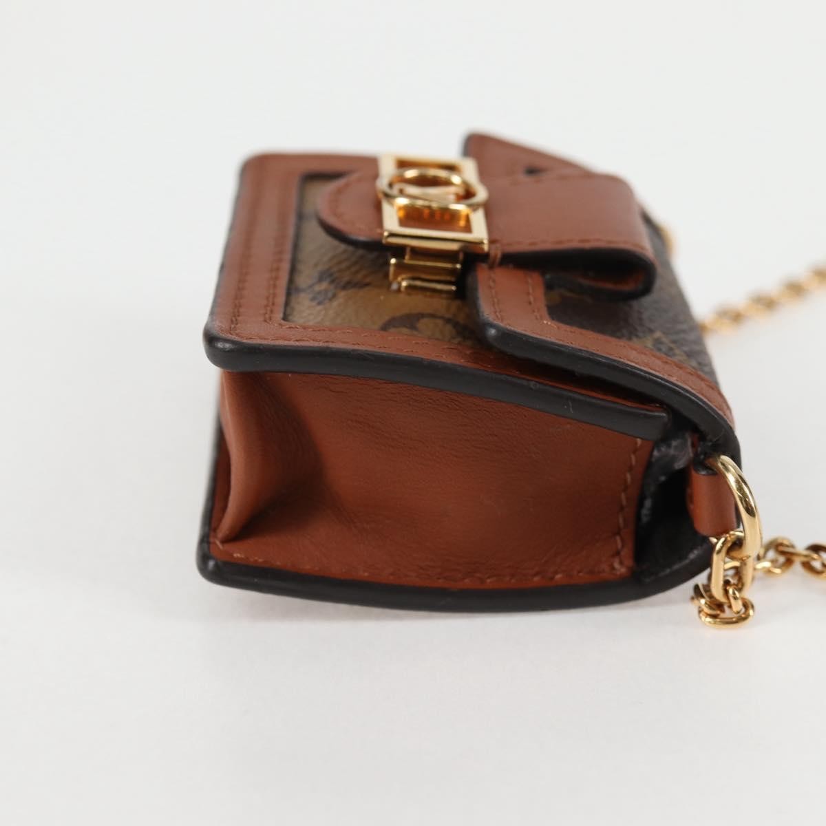 Louis Vuitton Dauphine Shoulder Bag Reverse Monogram Canvas Brown Canvas Clutche & Pouche Bag