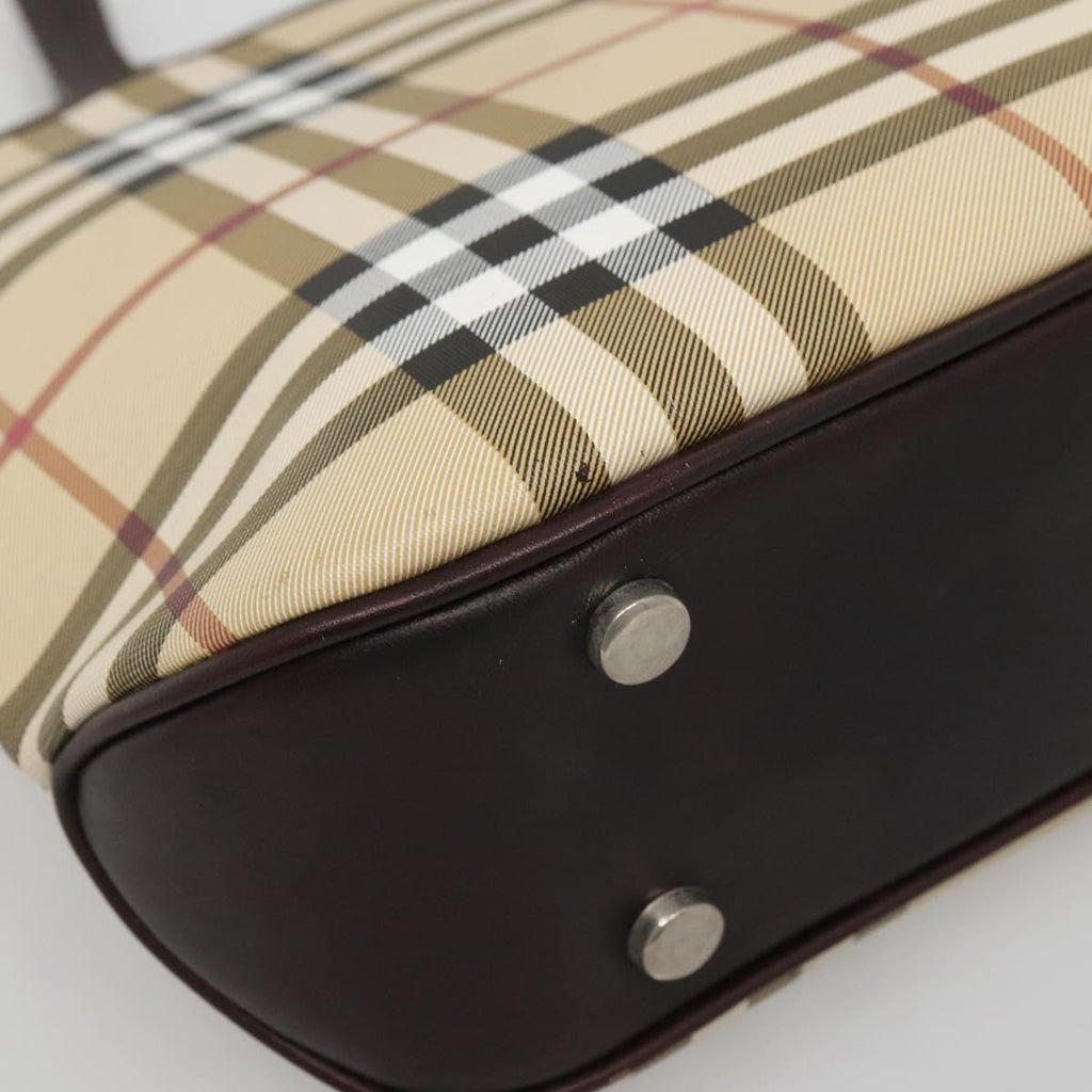 Burberry Nova Check Handbag Nova Check Canvas Beige Canvas Handbag