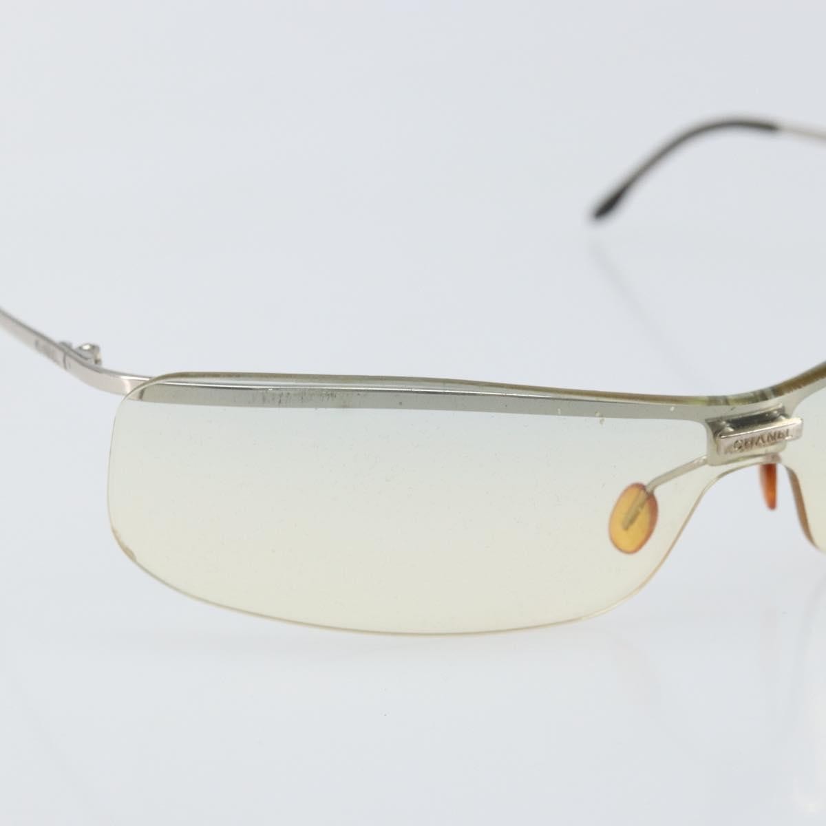 Chanel Logo Cc Sunglasses Metal Silver Metal Sunglasse Accessory