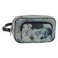 Louis Vuitton Outdoor Pouch Limited Edition Monogram Watercolor Stripes Denim Blue Canvas Clutche & Pouche Bag