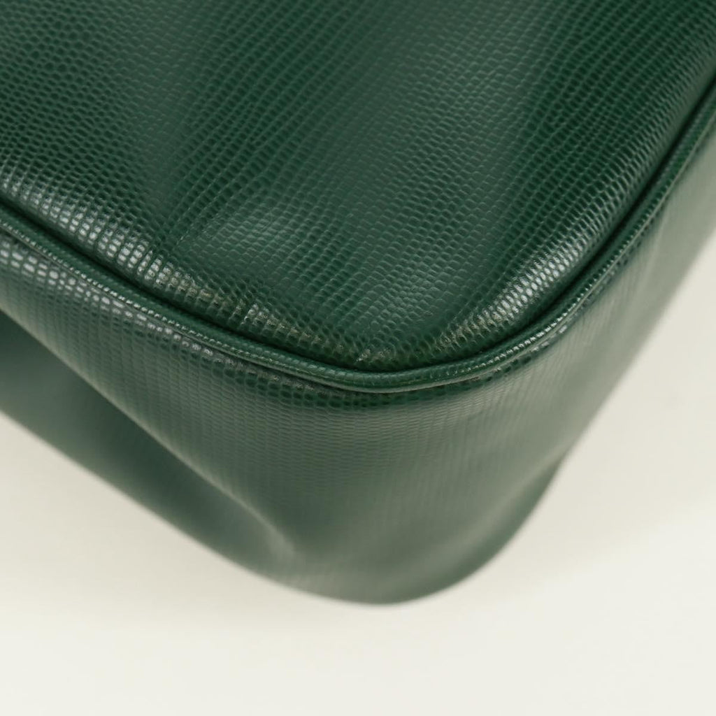 Celine Circle Logo Shoulder Bag Leather Green Leather Shoulder Bag Bag