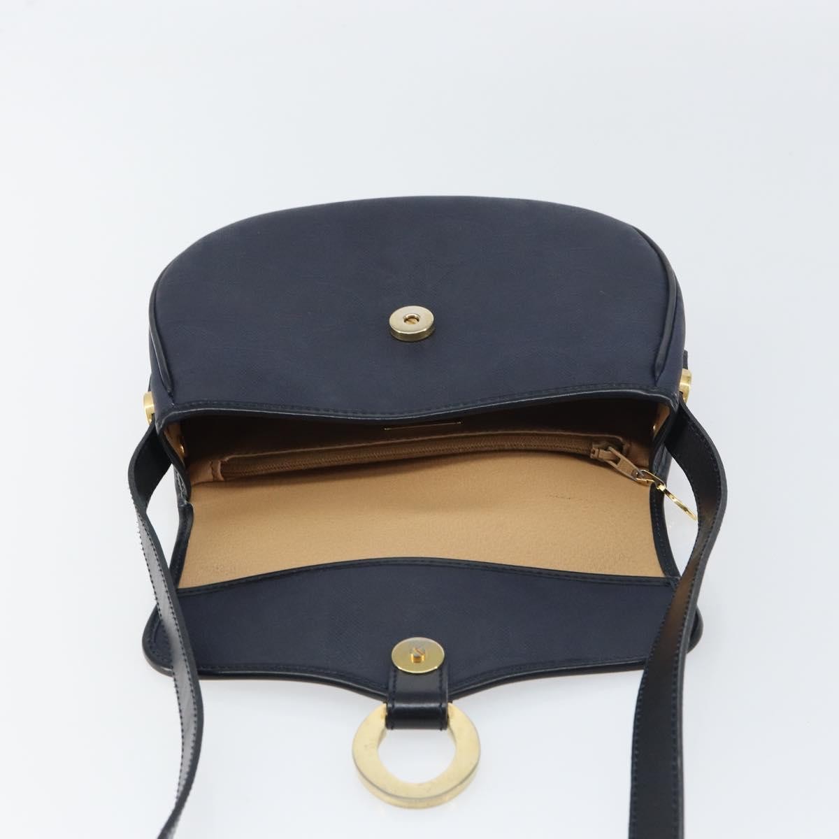 Christian Dior Trotter Shoulder Bag Canvas Navy Canvas Shoulder Bag Bag (Pre-Owned)