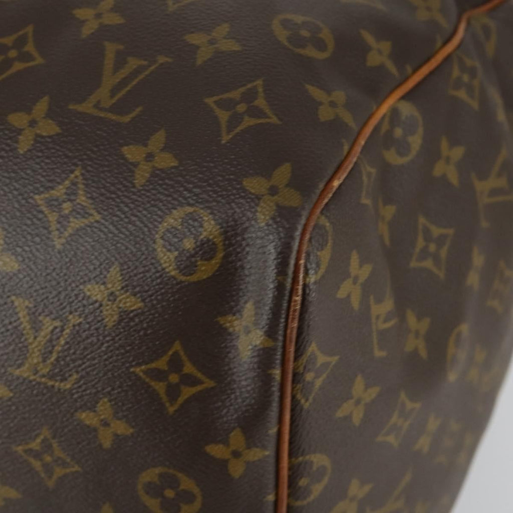 Louis Vuitton Keepall Bag Monogram Canvas Brown Canvas Travel Bag