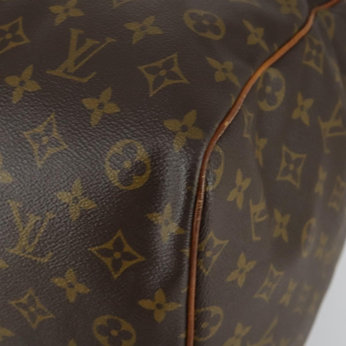 Louis Vuitton Keepall Bag Monogram Canvas Brown Canvas Travel Bag