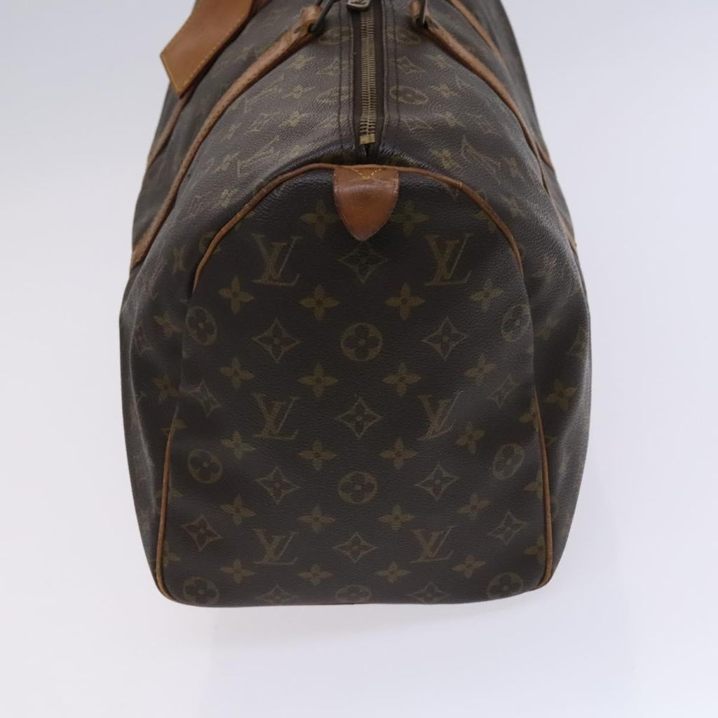Louis Vuitton Keepall Bag Monogram Canvas Brown Canvas Travel Bag