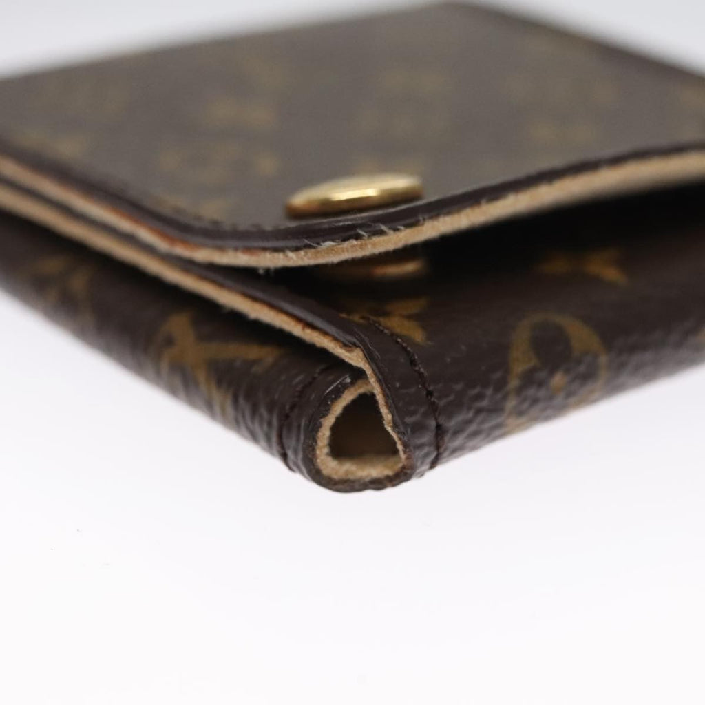 Louis Vuitton Case Jewelry Box Canvas Brown Canvas Wallets Accessory
