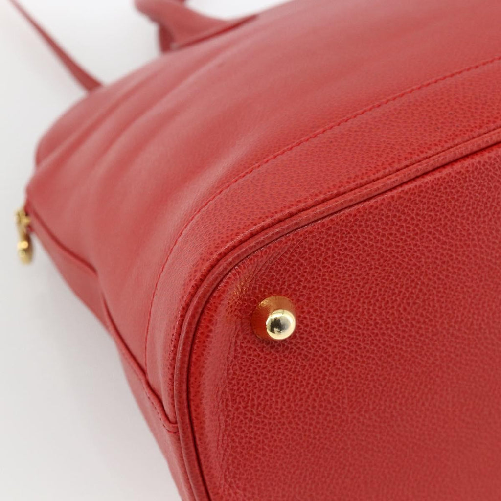 Burberry Vintage Handbag Leather Red Leather Handbag