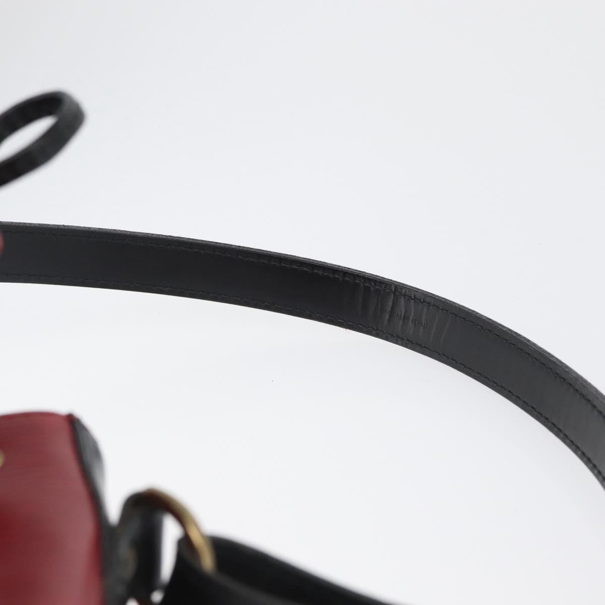 Louis Vuitton Petit Noe Handbag Epi Leather Red Leather Shoulder Bag