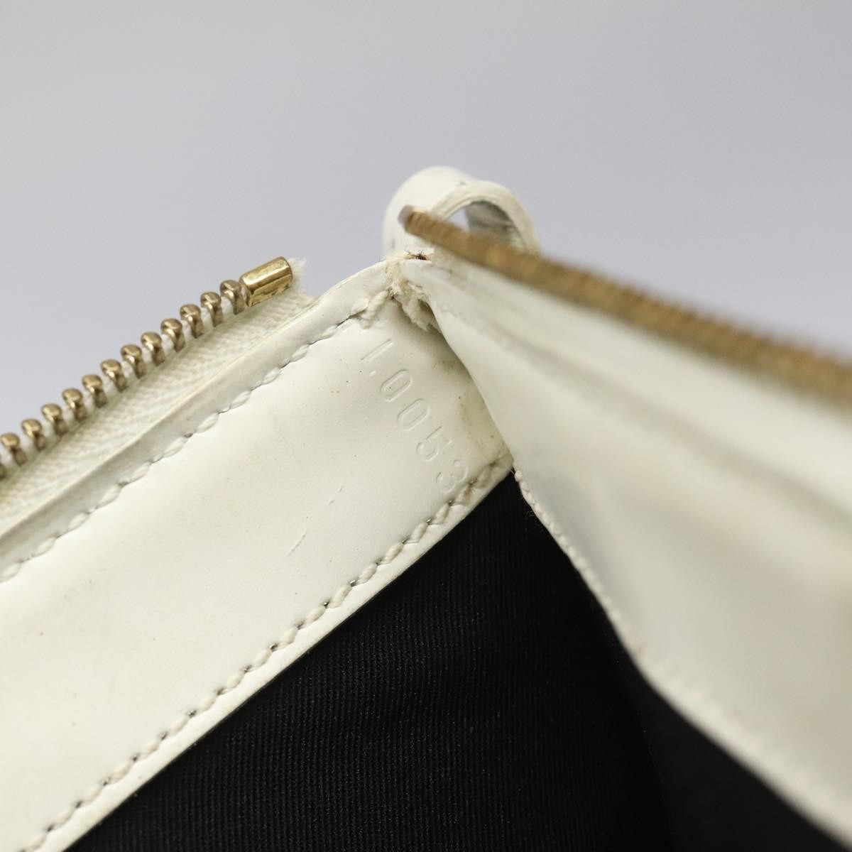 Louis Vuitton Delmonico Pochette Stretch Epi Leather Ecru Leather Clutche & Pouche Bag