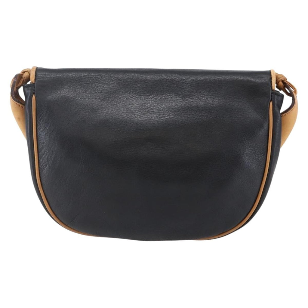 Celine Flap Shoulder Bag Leather Black Leather Shoulder Bag Bag