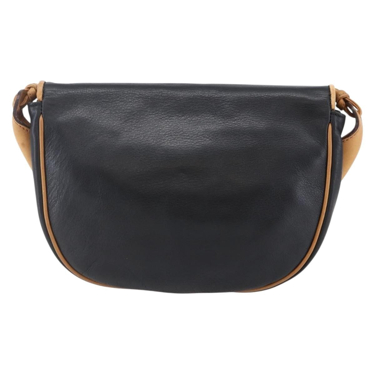 Celine Flap Shoulder Bag Leather Black Leather Shoulder Bag Bag