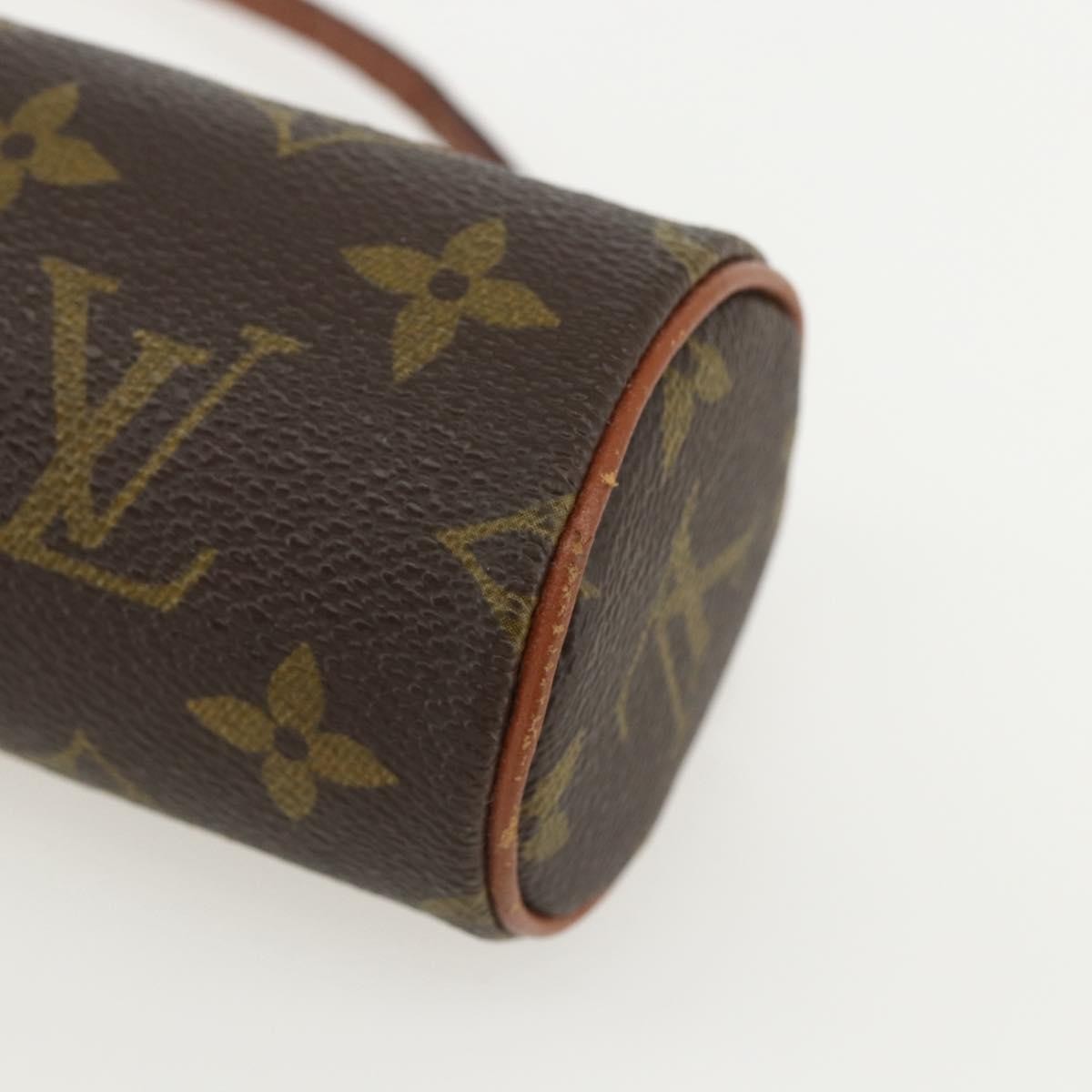 Louis Vuitton Papillon Pochette Monogram Canvas Brown Canvas Clutche & Pouche Bag