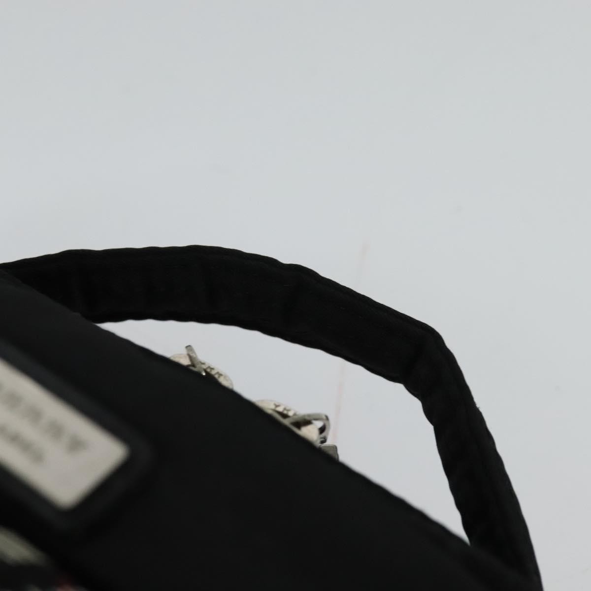 Burberry Nova Check Black Label Nylon Black Nylon Shoulder Bag