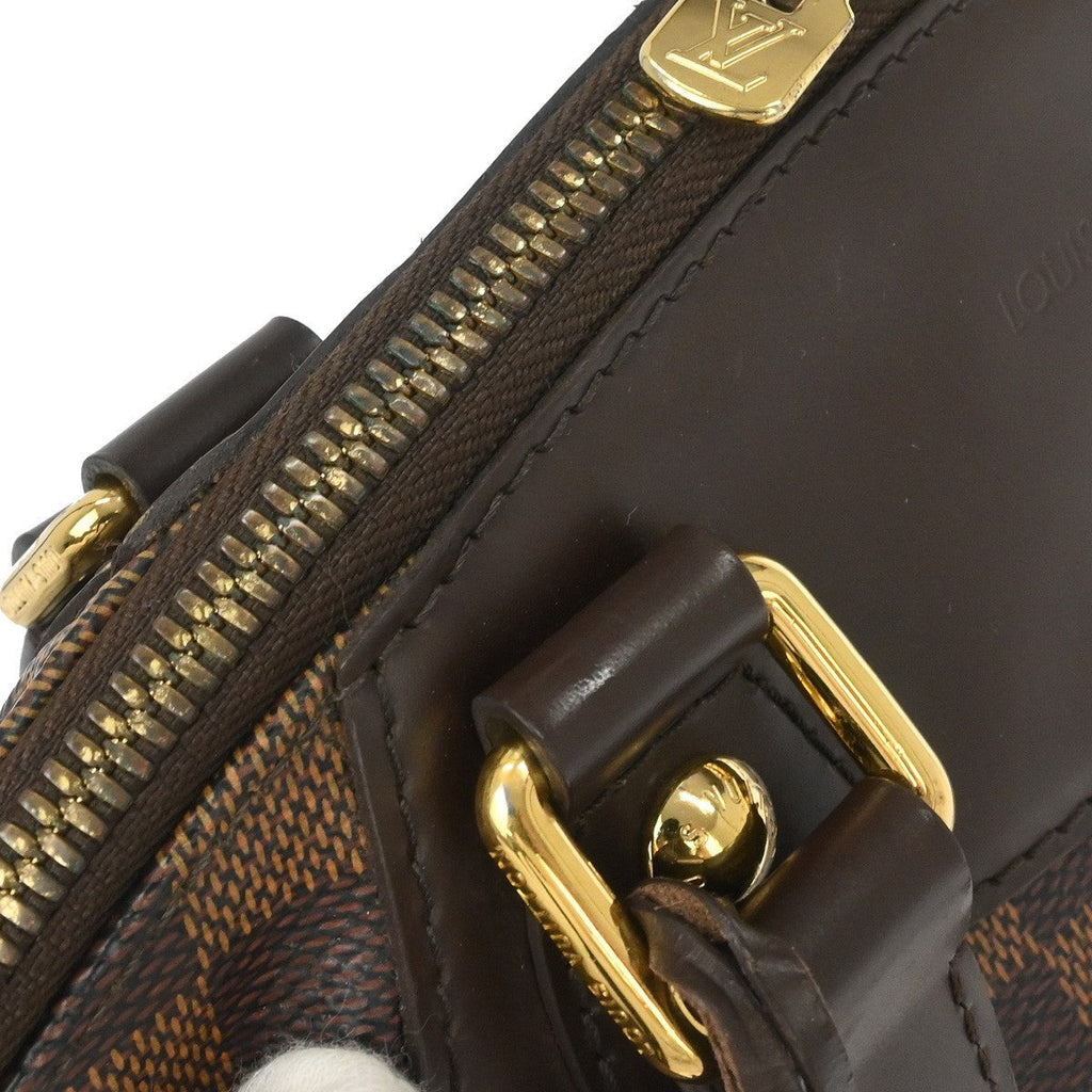 Louis Vuitton Verona Handbag Damier Brown Canvas Handbag