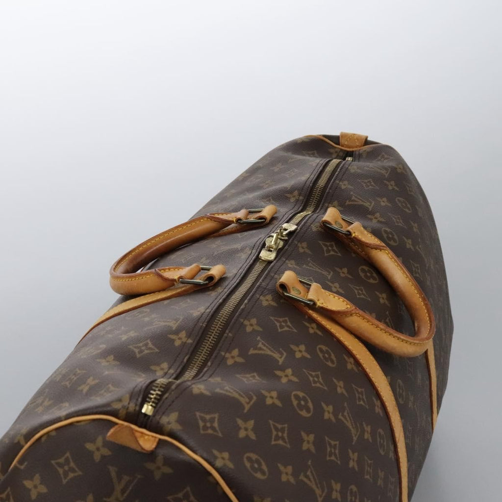 Louis Vuitton Keepall Bag Monogram Canvas Brown Canvas Travel Bag