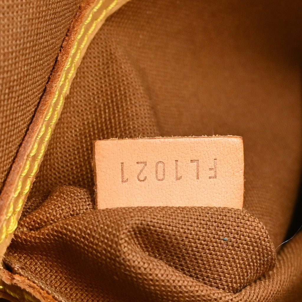 Louis Vuitton Alma Handbag Monogram Canvas Brown Canvas Handbag