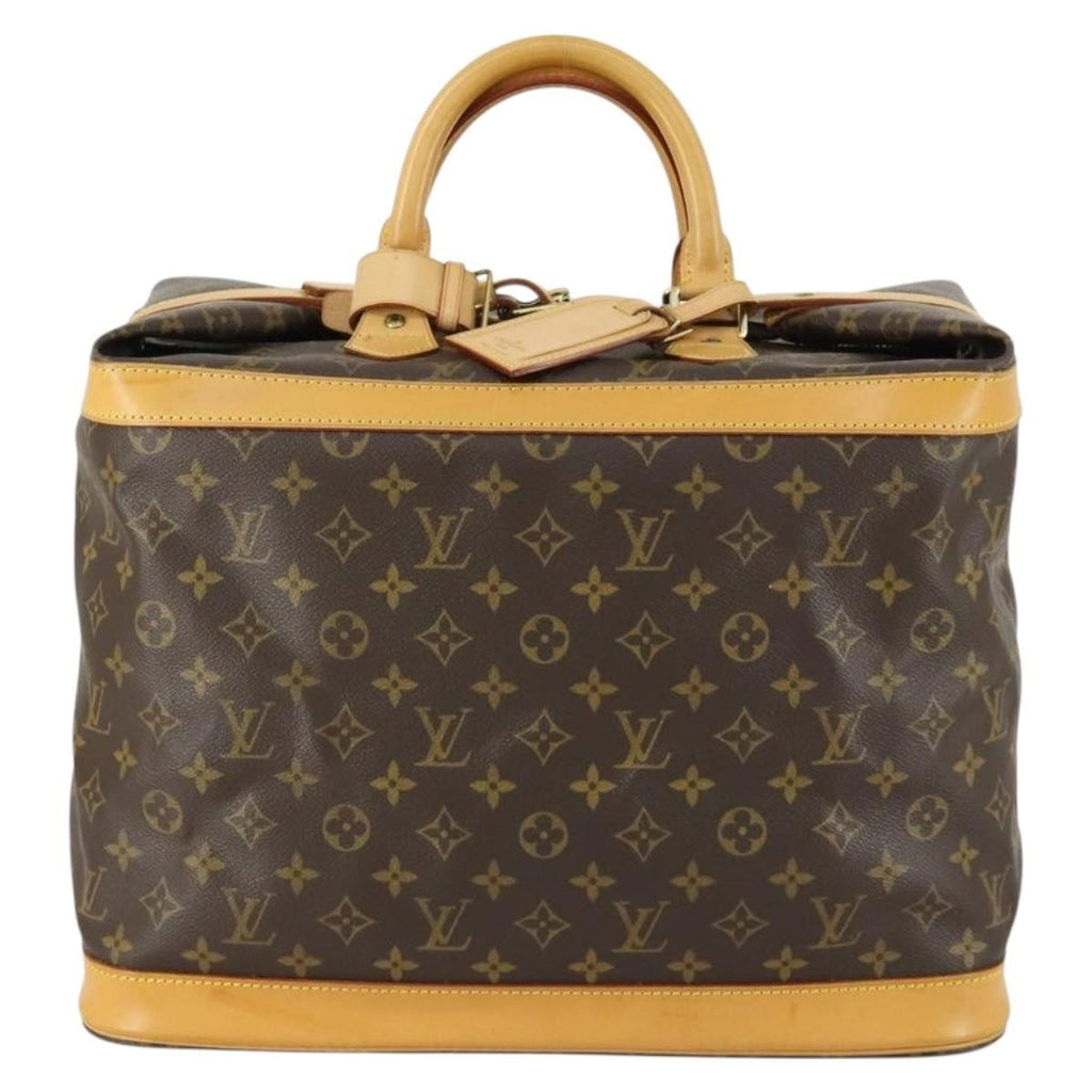 Louis Vuitton Cruiser Handbag Monogram Canvas Brown Canvas Travel Bag