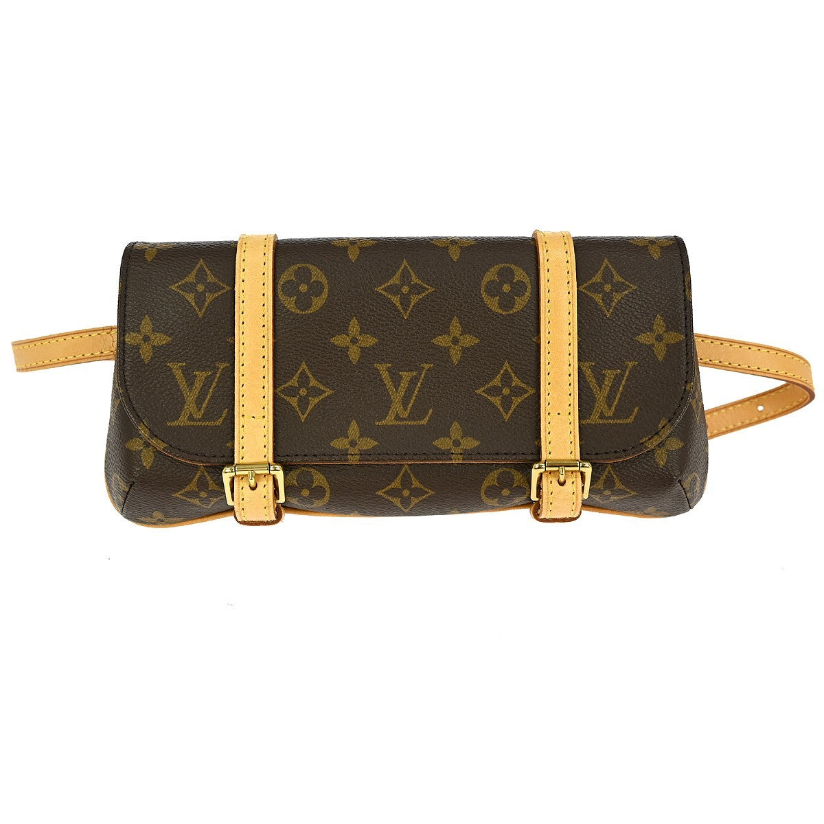 Louis Vuitton Marelle Waist Bag Monogram Canvas Brown Canvas Clutche & Pouche Bag