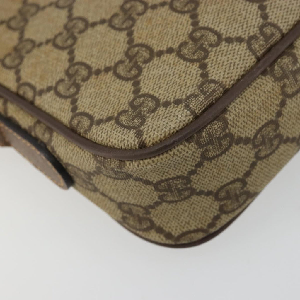 Gucci Gg Supreme Shoulder Bag Canvas Beige Canvas Shoulder Bag Bag (Pre-Owned)