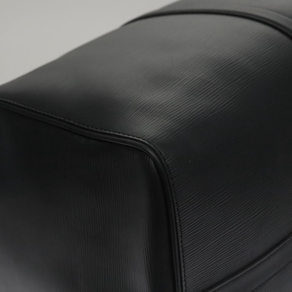 Louis Vuitton Keepall Bandouliere Bag Limited Edition Supreme Epi Leather Black Leather Bag