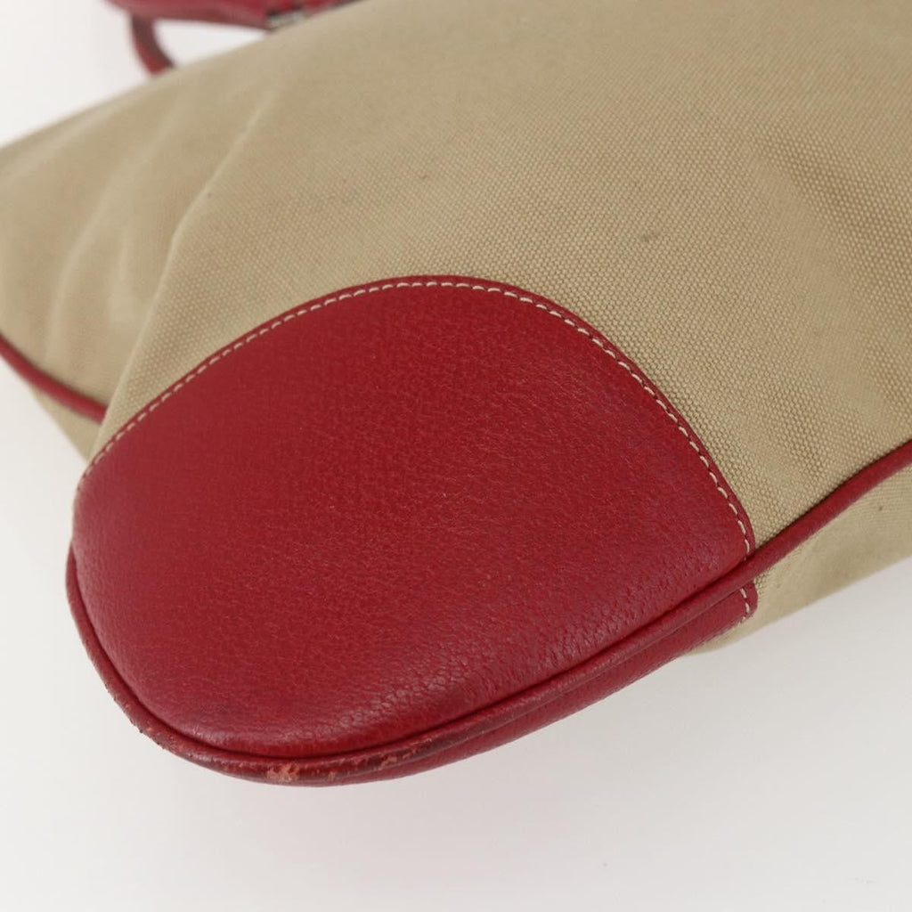 Prada Vintage Handbag Canvas Beige Canvas Handbag