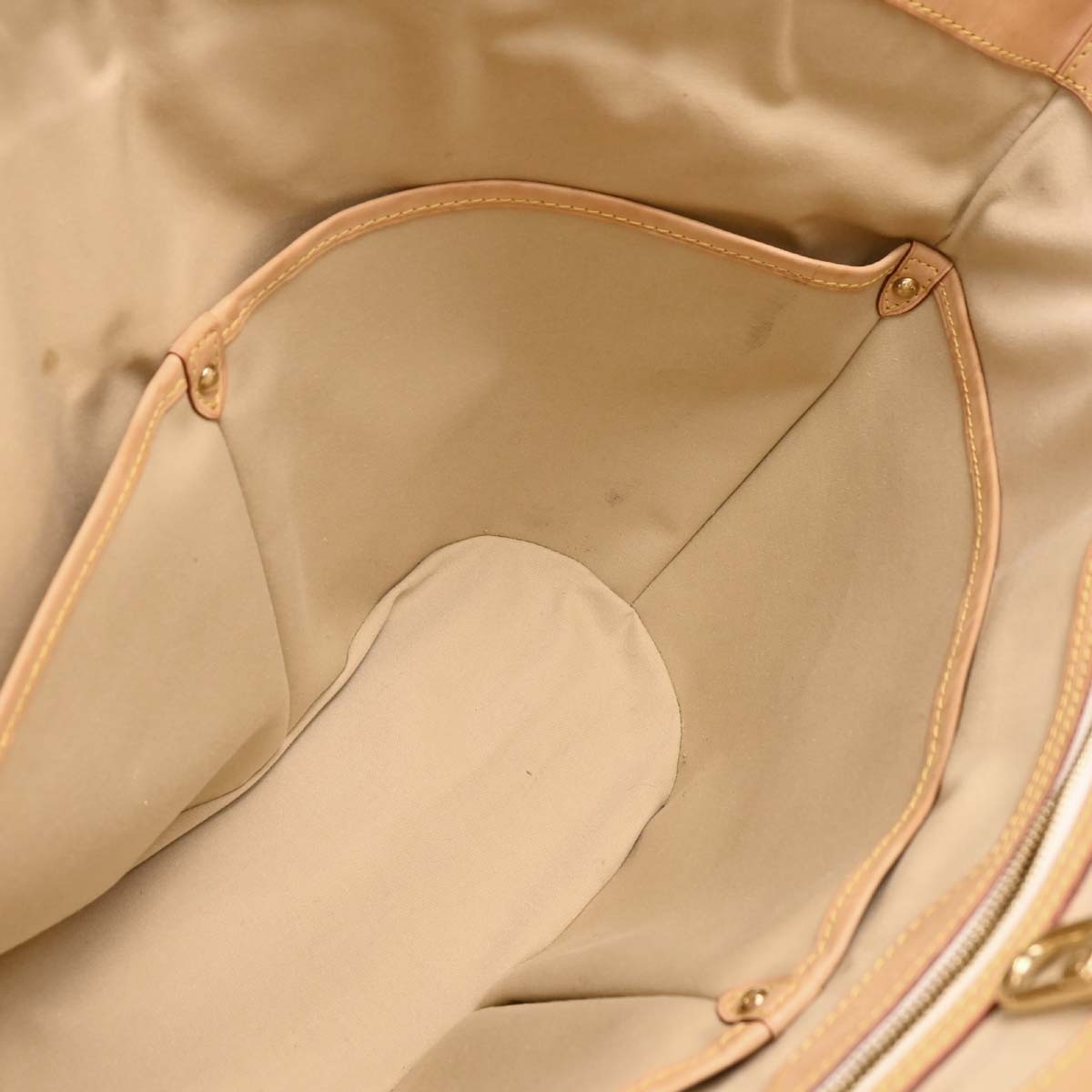 Louis Vuitton Pampelonne Handbag Damier White Canvas Tote Bag
