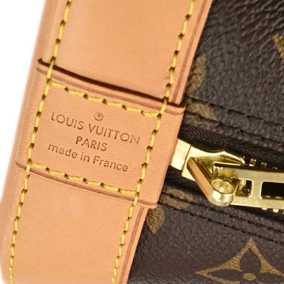 Louis Vuitton Alma Handbag Limited Edition World Tour Monogram Canvas Brown Canvas Handbag